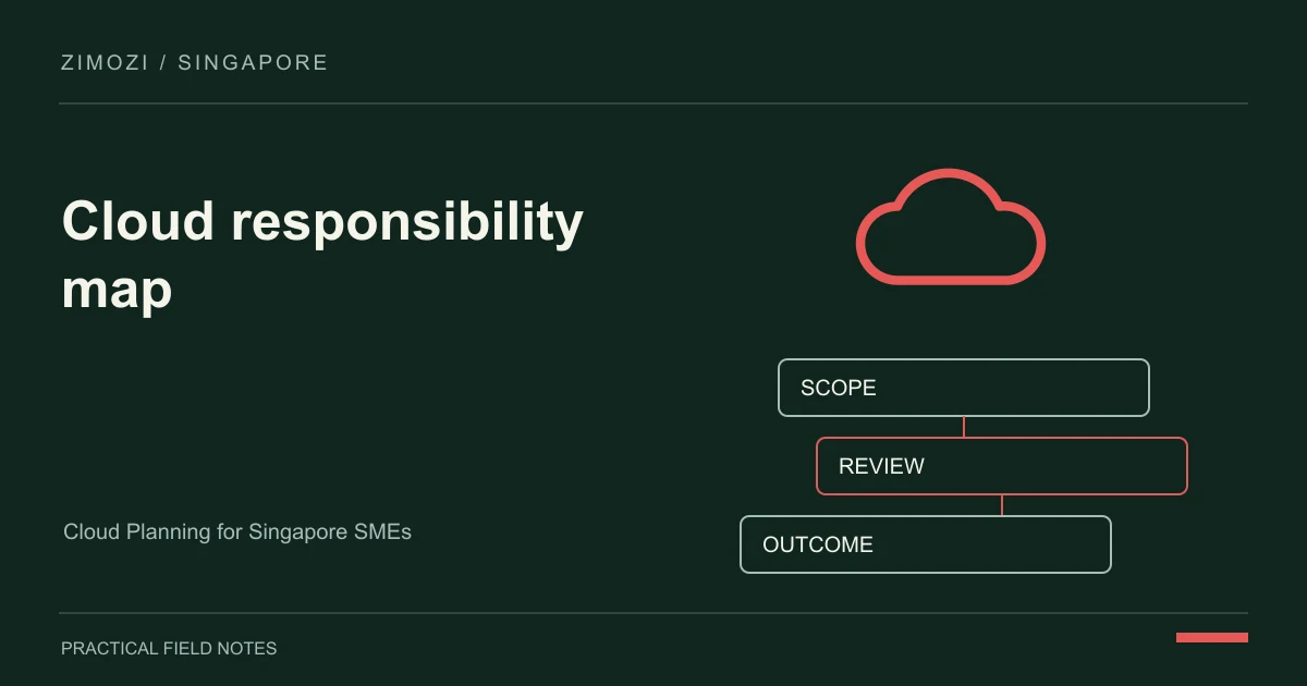 Cloud Planning for Singapore SMEs: Separate Hosting from Operating Responsibility