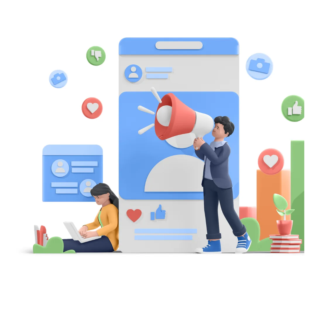 How to build a strong social media presence graphic