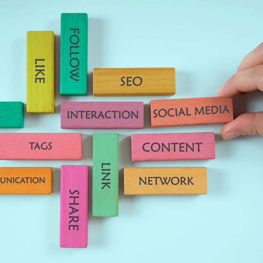 How to build a strong social media presence diagram