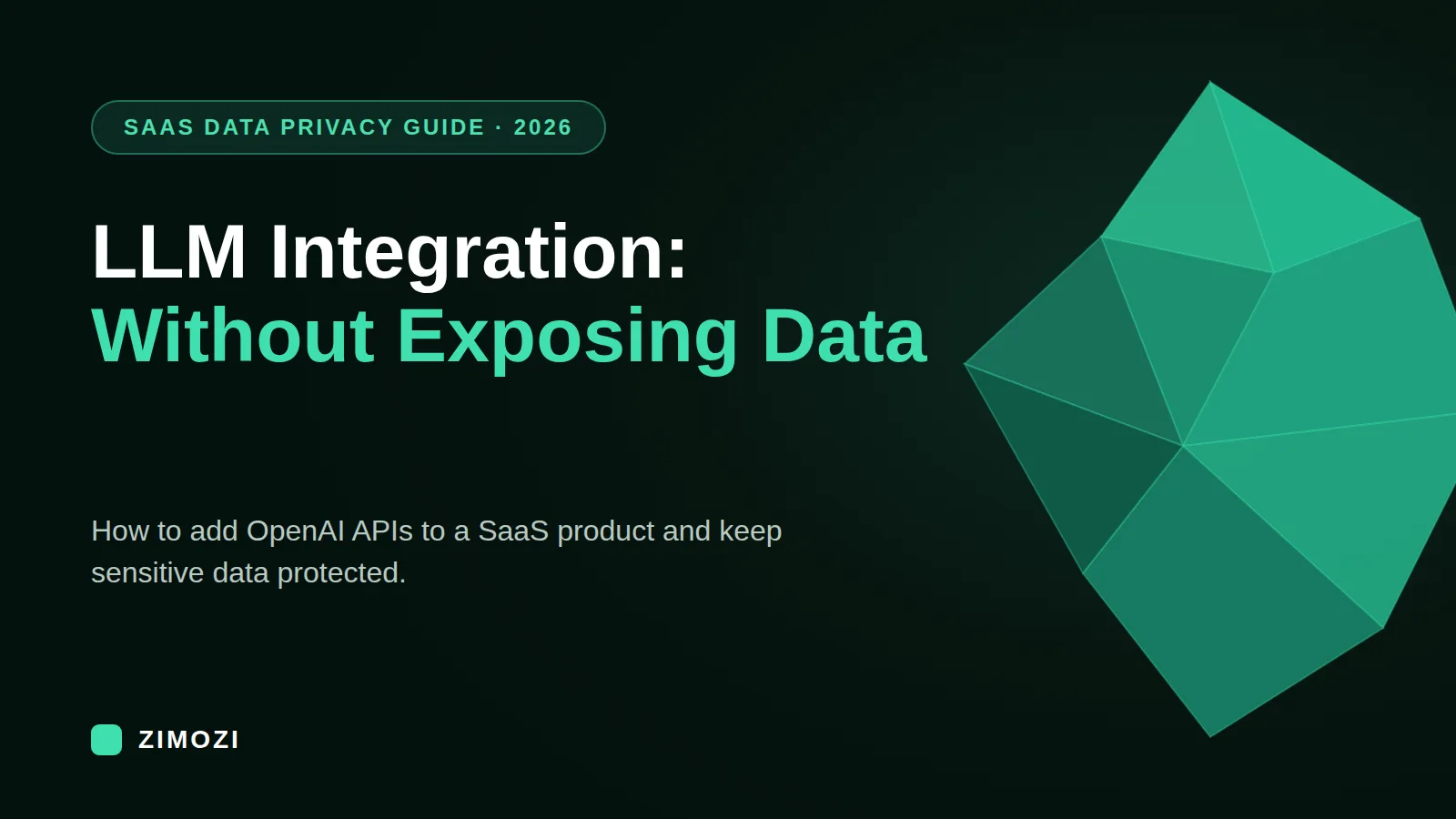 Enterprise LLM Integration: How to Add OpenAI APIs to Your SaaS Product Without Exposing Sensitive Data