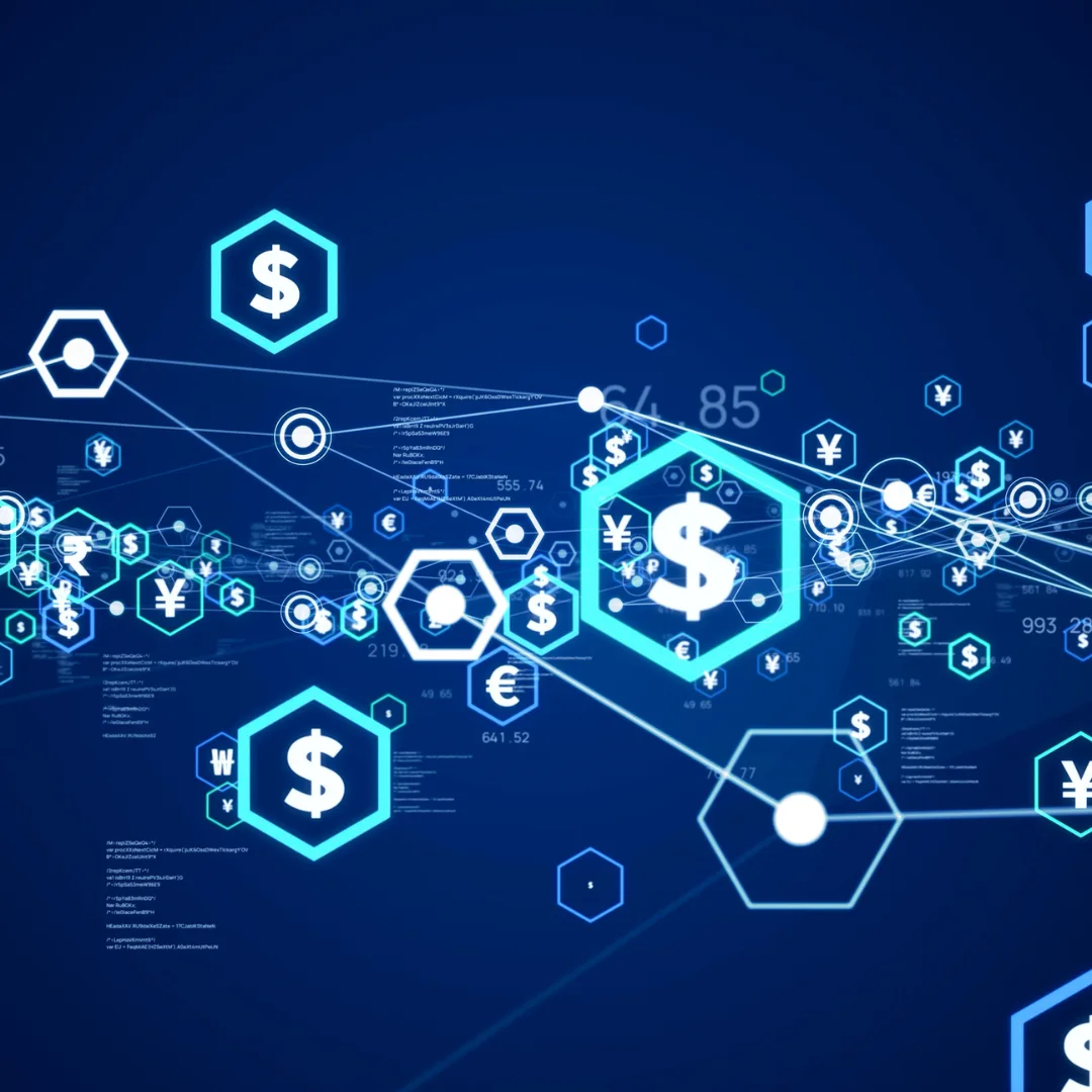 Fintech solutions a perfect technology visual