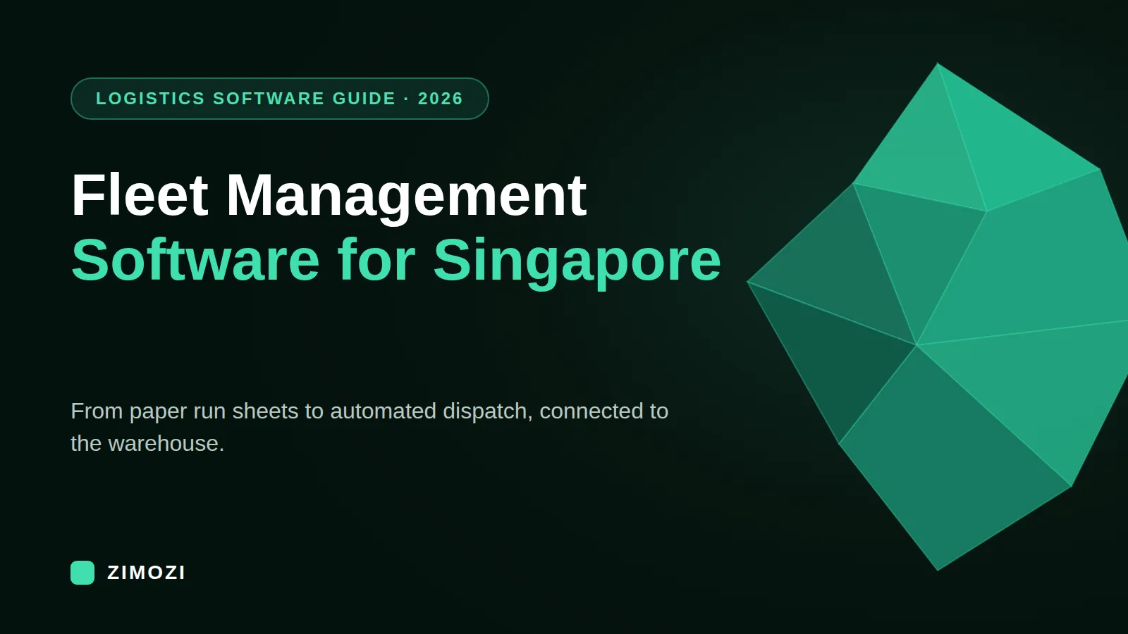 From Paper Run Sheets to Automated Dispatch: How Singapore Logistics Companies Build Custom Fleet and Warehouse Software